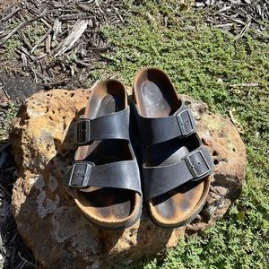 Black Leather Birkenstock